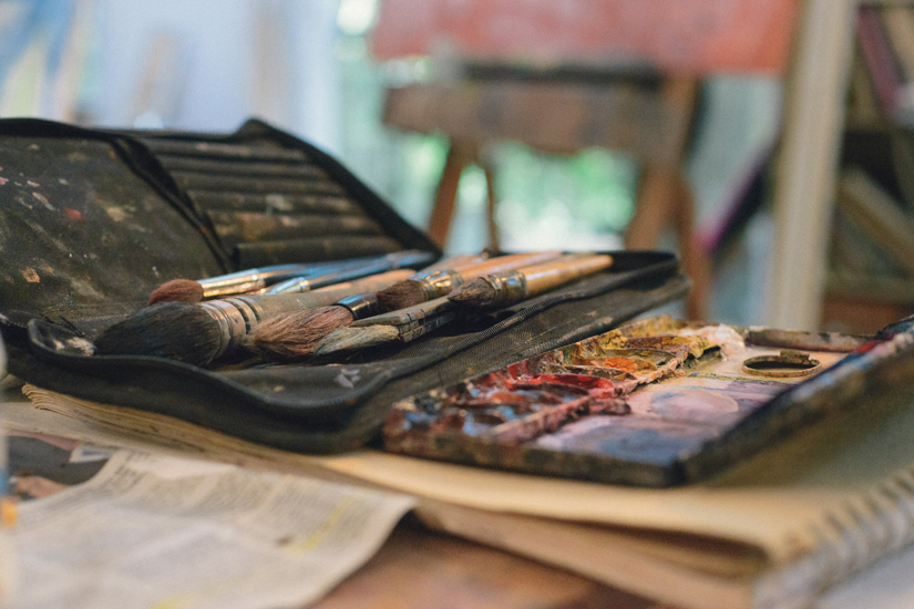 Sophie Walbeoffe's magnificent studio